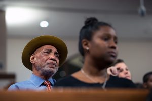 People listen to panelist talk during a town hall meeting sponsored by Georgia Charter Schools Association and GeorgiaCAN at Ebenezer Baptist Church on Friday, Jan. 13, 2017, in Atlanta. (Branden Camp/AP Images for Georgia Charter Schools Association)